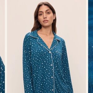 Eberjay Gisele Printed TENCEL Modal Long PJ Set